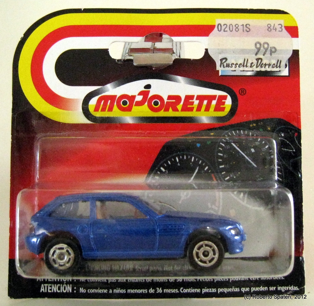 Majorette  BMW Z3 Coupe (n.244/226S)